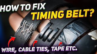 We try janky methods for repairing a timing belt [upl. by Goren514]