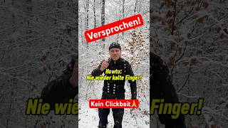 Nie wieder kalte Finger Haben wir einen Deal tips shorts winter howto [upl. by Asina914]