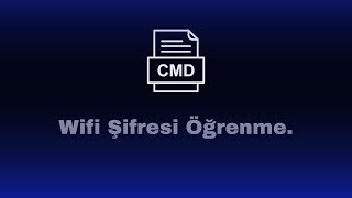 CMD Üzerinden Wifi Şifresini Öğrenme [upl. by Alwitt]