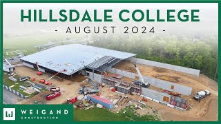 Hillsdale College  Construction Update August 2024 [upl. by Lalitta]