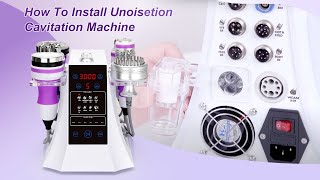 Unoisetion Cavitation 20 40K Machine unoisetioncavitationskintightenbodysculpting LY78J1MAX [upl. by Navac]