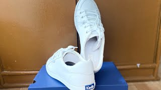 Keds White Leather Sneaker Sleek And Flattering [upl. by Magnolia]