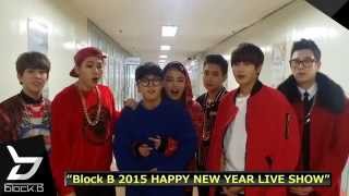 Block B 2015 HAPPY NEW YEAR LIVE SHOW 開催！！ [upl. by Akcimahs201]