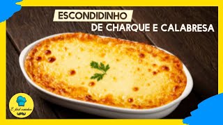 Fiz o melhor ESCONDIDINHO DE MANDIOCA com carne seca e calabresa do mundo 😋😋😋  É fácil cozinhar [upl. by Moises]