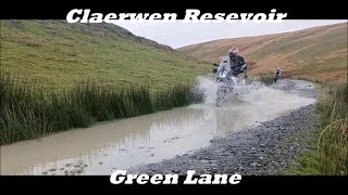 Claerwen Resevoir Green Lane KTM 790 and Yamaha T7 Tenere [upl. by Dustie]