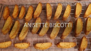 Crisp amp Delicious Anisette Biscotti  Great for Dipping [upl. by Kanter509]