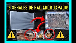 🛑5 SINTOMAS De Un RADIADOR TAPADO o OBSTRUIDO⚠️ESTO PUEDE PASAR⚠️ [upl. by Valida]