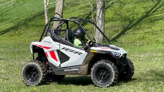 2022 Polaris RZR 200 sxs backyard break in [upl. by Paxon204]