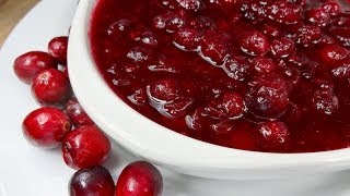 Salsa de Arándanos Cranberry Sauce [upl. by Noevad191]