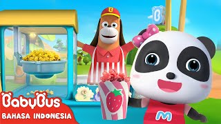 Popcorn Yang Sangat Enak 🍿 Lagu Makanan Lezat  Lagu Anakanak  BabyBus Bahasa Indonesia [upl. by Akilak]