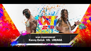 Kenny Eslick vs Umaga WWE Championship Match [upl. by Lai223]