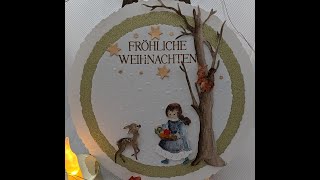 Waldweihnacht  Weihnachtskarte auch in Rund [upl. by Elenahc]