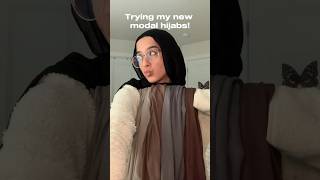 Trying my NEW modal hijabs✨🥰 muslimah hijabi haul hijabstyle hijabtutorial veiled [upl. by Prader297]