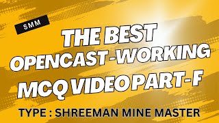 THE BEST OPENCAST WORKING MCQ VIDEO PART  Fopencast [upl. by Schuster]