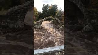 The Oldest Stone Bridge In Scotland  Carrbridge packhousebridge scotland vanlife nature [upl. by Aztiley]