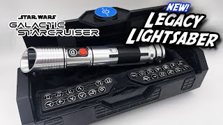 New Lightsaber Halcyon Starcruiser Training saber  Star Wars Legacy Lightsaber Review [upl. by Noirrad]