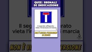 Quiz patente B Argomento Segnali Di Indicazione [upl. by Jessi]