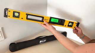 Smart Level 24 Inch Digital Level IP54 Dust And Waterproof Electronic Level Tool Review [upl. by Ofella]