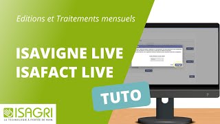 ISAFACTLIVE ISAVIGNELIVE  Editions et Traitements mensuels [upl. by Aimit]