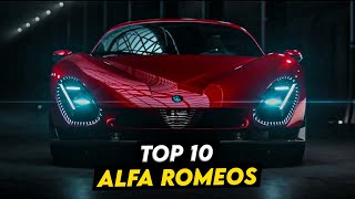 Top 10 Alfa Romeos of all time [upl. by Payne]