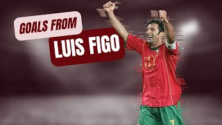 A few career goals from Luis Figo [upl. by Bullard845]