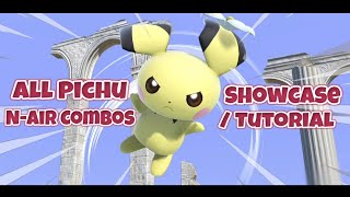 Smash Ultimate Pichu NeutralAir Combo TutorialShowcase [upl. by Nosle252]