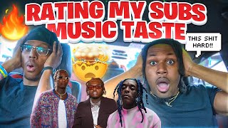 I RATED MY SUBSCRIBERS FAVORITE SONGS FROM 1 TO 10😳🔥 [upl. by Demeter432]