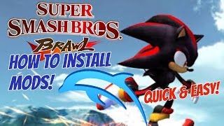 How To Install Mods for Smash Bros Brawl on Dolphin Emulator QUICK amp EASY [upl. by Ebner]