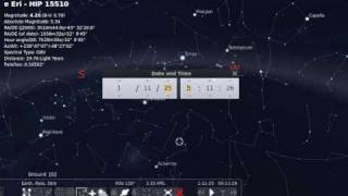 Stellarium on Dell Mini 10 gma500 Parade of the five planets [upl. by Veator]