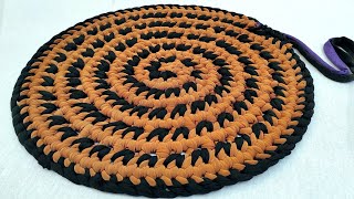 HOW TO TURN MACAROME KNOTS INTO DOORMAT Doormat making at home paydan banane ka tarika DIY [upl. by Humphrey]