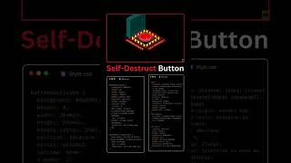 Self Destruct Button in CSS [upl. by Nodnart]