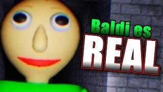 BALDI es REAL  EL JUEGO SECRETO DE BALDIS BASIC VERSION REALISTA [upl. by Nirroc]