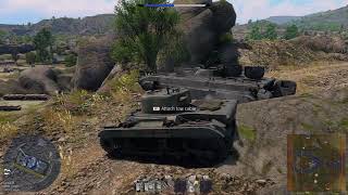 God Mode with M22 tank on War Thunder [upl. by Cowie]