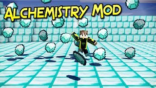 Alchemistry Mod Crea Diamantes Fácilmente  Para Minecraft 1112  Mod Review En Español [upl. by Anyah]