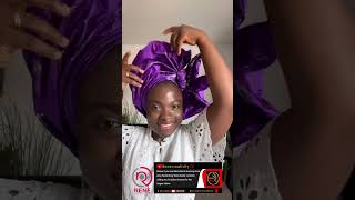 WATCH How I Tied this Sego Gele Quick amp Fast 😁 [upl. by Wolfram727]