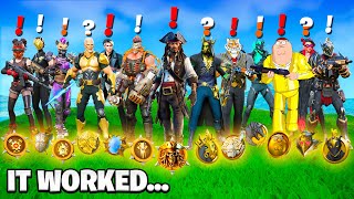 I Pretended To Be Every Boss In Fortnite ￼ [upl. by Elana]