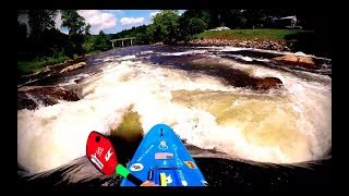 Tuckasegee NC Section 3  Kayaking [upl. by Burget467]