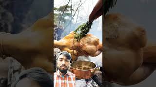 Spicy chicken recipe🔥💯💯🤤🤤👌😋 bushcraft food outdoorcooking camping frango 구이चिकनمرغ trending [upl. by Shem]