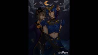 halloween aesvic art  speed paint  identityv [upl. by Aniale]