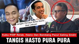 Bambang Pacul Bongkar Cara Licik Hasto Kubu Pdip Retak Jokowi Ful Senyum [upl. by Ahtiek]