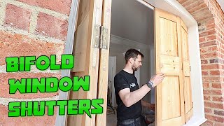 Antique Pine Bifolding Window Shutters  Part 1 Making the Frame [upl. by Kalk608]