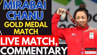 Live MIRABAI CHANU FINAL MATCH  WEIGHTLIFTING LIVE PARISOLYMPICS2024  Vinesh Phogat Update [upl. by Einnek]