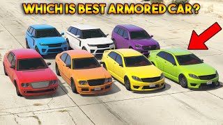 GTA 5 ONLINE  WHICH IS BEST ARMORED VEHICLE [upl. by Dnalyar]