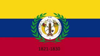 Historical Flags of Colombia  Banderas Históricas de Colombia [upl. by Uase796]