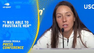 Jessica Pegula Press Conference  2024 US Open Quarterfinal [upl. by Lorilyn]