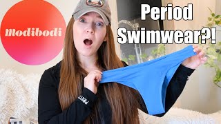 Does Period Swimwear ACTUALLY Work  Modibodi Period Swimwear [upl. by Annaigroeg]