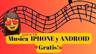 🌟Como escuchar musica gratis en IPHONE y ANDROID sin INTERNET✨ [upl. by Triley]