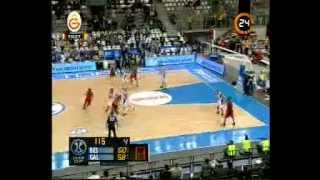 2008 Eurocup Final 8  Galatasaray CC  Beşiktaş CT  Cüneyt Erden Maçı Kazandırıyor [upl. by Ahsahs]