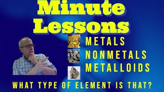 The Difference Between Metals Nonmetals and Metalloids video [upl. by Nairrod248]