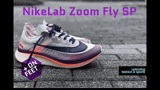 Nike NIKELAB Zoom Fly SP ‘Dark Loden’  UNBOXING amp ON FEET  running shoes  2018  4K [upl. by Lacee]